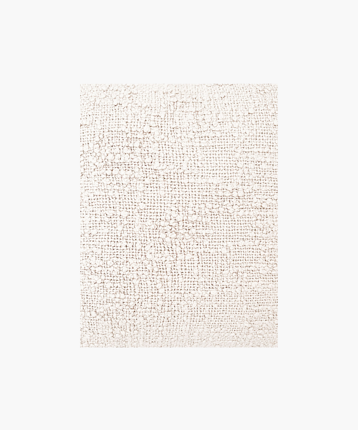 Cozy Cotton Boucle Pillow Cover, Ivory