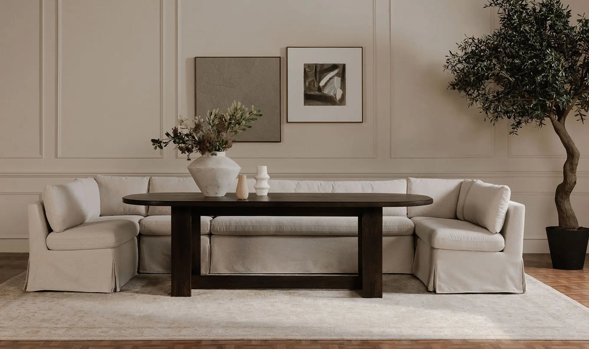 Fable Slipcover Dining Banquette
