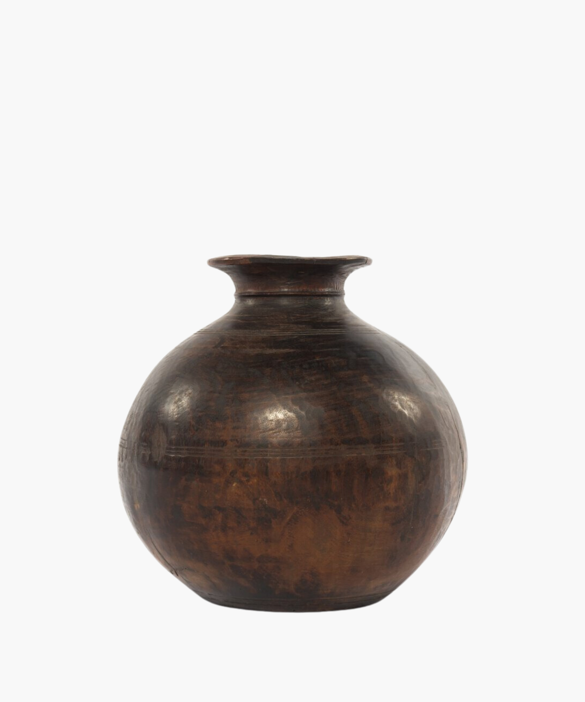 Found Wooden Jar