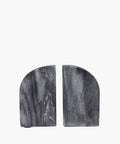 Grey Marble Bookends, Set of 2