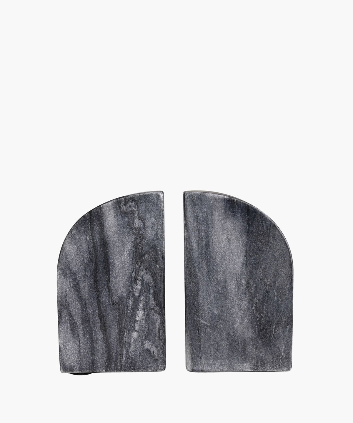 Grey Marble Bookends, Set of 2