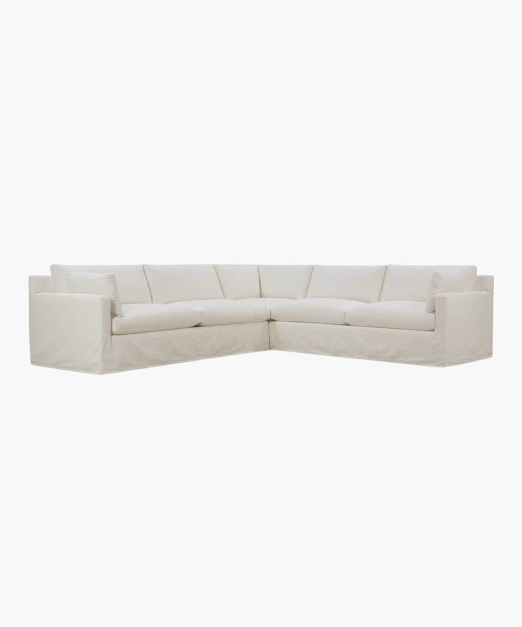 June Slipcovered Sectional
