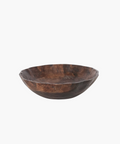 Mango Wood Scalloped Bowl