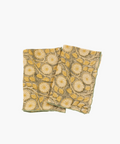 Mila Block Print Tea Towels S/2