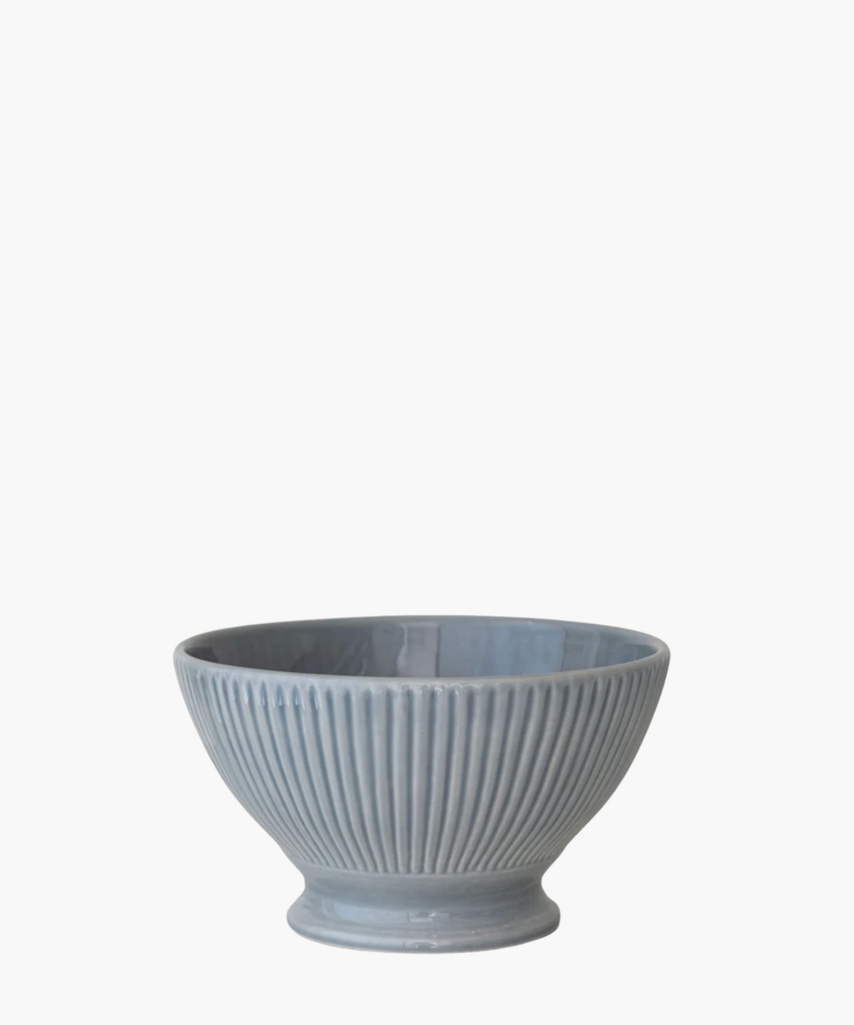 Stoneware Fluted Serving Bowl