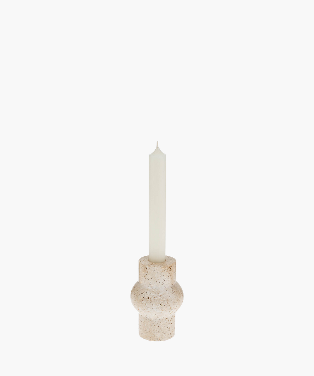 Travertine Candle Holder