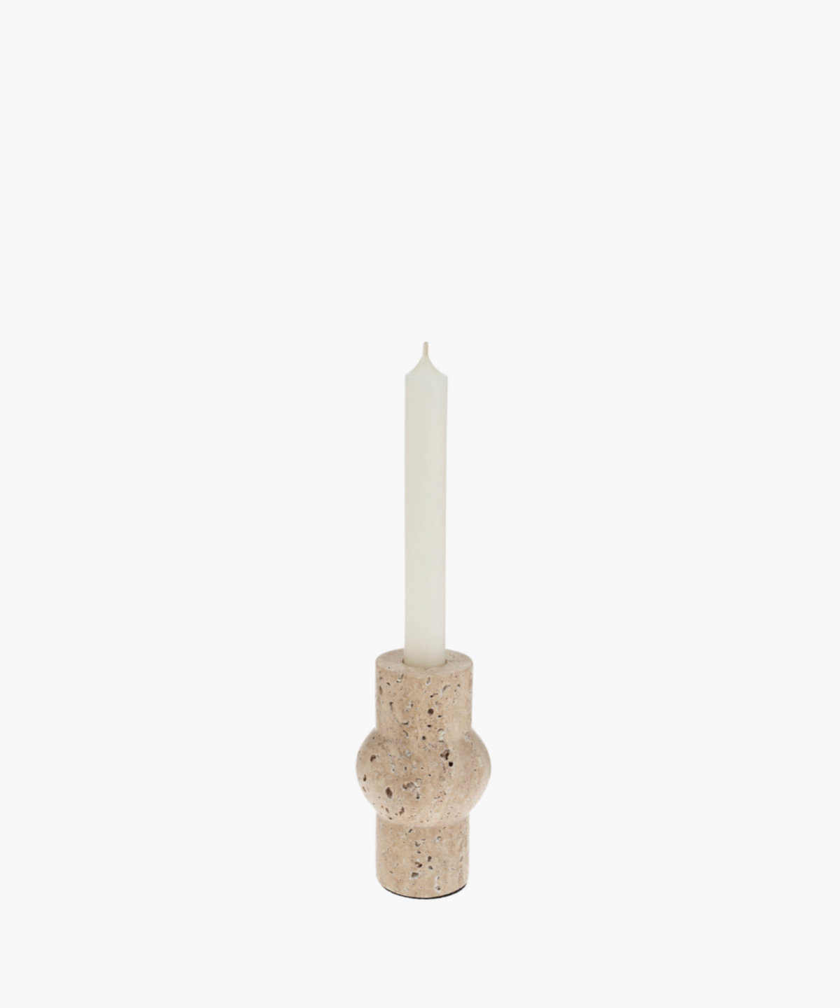Travertine Candle Holder