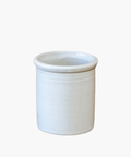 White Canister Vase
