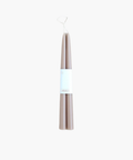 Dipped Taper Candles 12" - Greige