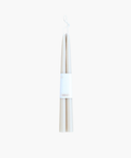 Dipped Taper Candles 12" - Parchment